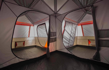 Load image into Gallery viewer, 12 Person 3 Room l-Shaped Instant Cabin Tent