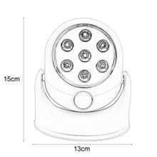 Load image into Gallery viewer, 7-LED Motion-Activated Weather-Resistant Cordless Light