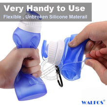Load image into Gallery viewer, Collapsible Silicone Water Bottles