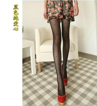 Load image into Gallery viewer, Women's Tights Classic Small Polka Dot Silk Stockings