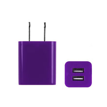 Load image into Gallery viewer, 2 Pack: Dual Port Usb Wall Charger