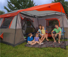 Load image into Gallery viewer, 12 Person 3 Room l-Shaped Instant Cabin Tent
