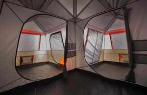 12 Person 3 Room l-Shaped Instant Cabin Tent