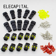 Load image into Gallery viewer, 10 Kit 2 Pin Way Waterproof Electrical Wire Connector Plug
