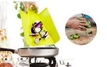 Load image into Gallery viewer, Flexible Folding Non-Slip Chopping Board
