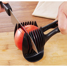 Load image into Gallery viewer, Hand-Held Tomato Slicer - Just Hold and Slice!
