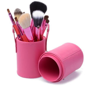 12 Piece Brush Set In Round Case