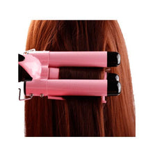 Load image into Gallery viewer, LCD Display Ceramic Triple Barrel Curling Iron [BEST SELLER]
