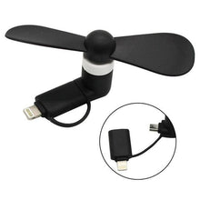 Load image into Gallery viewer, Mini Portable Cell Phone Cooling Fan - Available for iPhone and Android Devices

