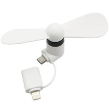 Load image into Gallery viewer, Mini Portable Cell Phone Cooling Fan - Available for iPhone and Android Devices

