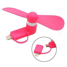 Load image into Gallery viewer, Mini Portable Cell Phone Cooling Fan - Available for iPhone and Android Devices
