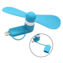 Load image into Gallery viewer, Mini Portable Cell Phone Cooling Fan - Available for iPhone and Android Devices
