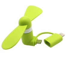 Load image into Gallery viewer, Mini Portable Cell Phone Cooling Fan - Available for iPhone and Android Devices
