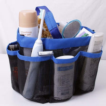 Load image into Gallery viewer, 8-Pocket Portable Quick Dry Mesh Shower Caddy
