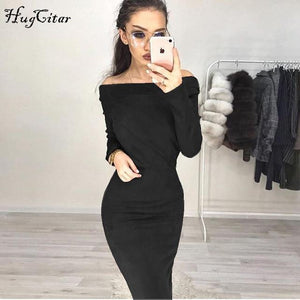 Hugcitar Suede Long Sleeve off shoulder Women